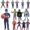 Superhero Muscle Costume with Mask