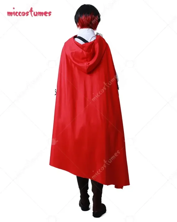 Red Battle Cosplay Dress with Cloak 5 | PricZone