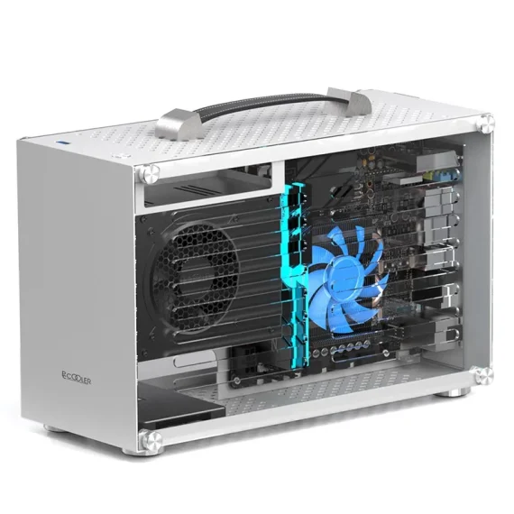 Pccooler I100 ITX Mini All Aluminum Gaming Case 4 | PricZone