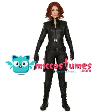 Womens Black Widow Cosplay Costume Jumpsuit 2