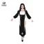 Elegant Nun Cosplay Costume for Halloween