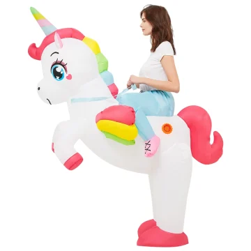 Inflatable Dino Unicorn Costume 2