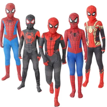 Spiderman Kids Zentai Cosplay Jumpsuit Outfit 1 | PricZone