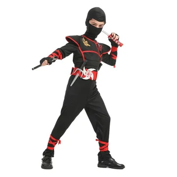 Ninja Deluxe Costume with Kung Fu Accessories 2