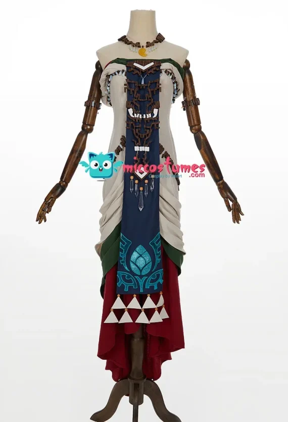 Queen Cosplay Outfit with Necklace Ears 1 | PricZone