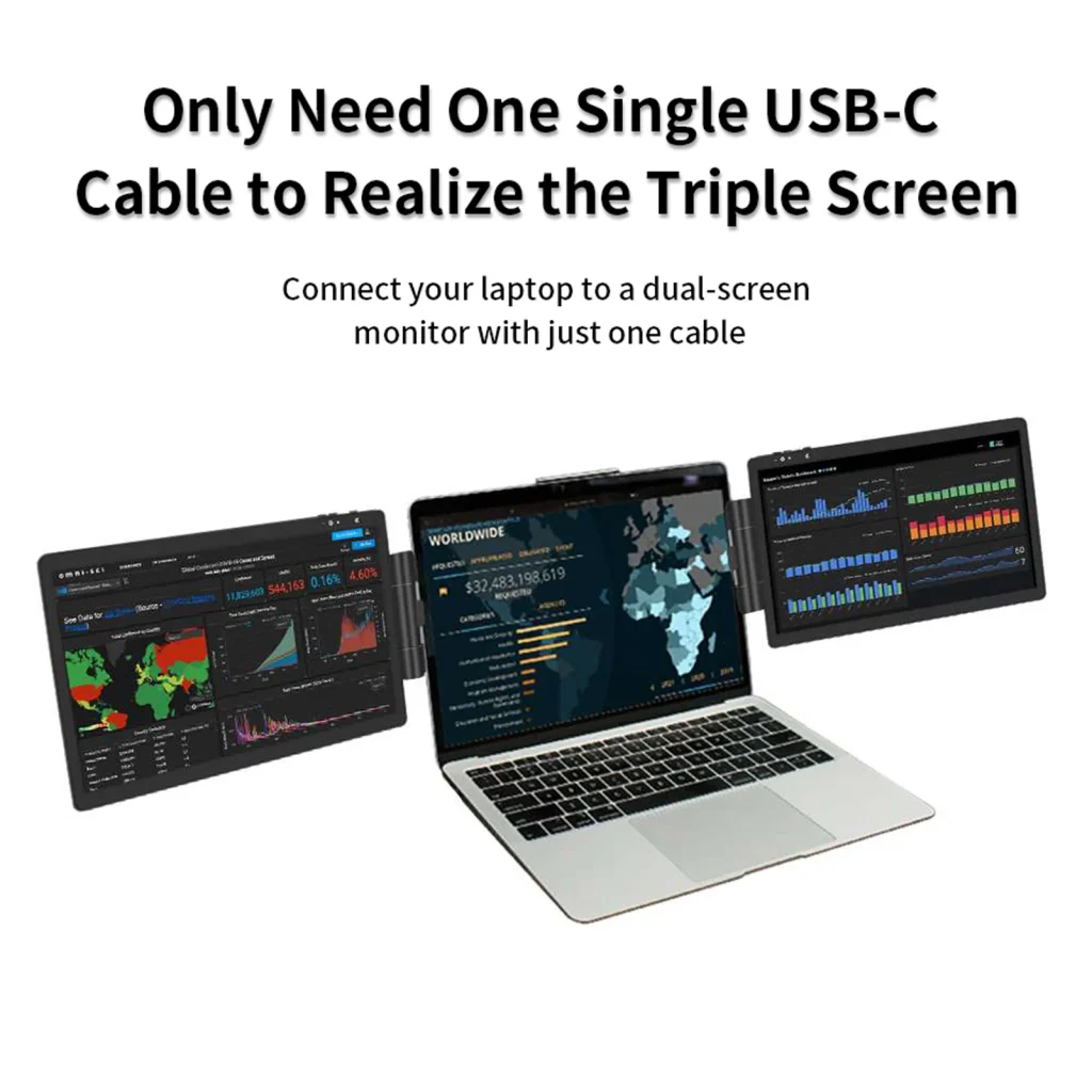 12 Inch Dual Monitor Screen Extender for Laptops product image