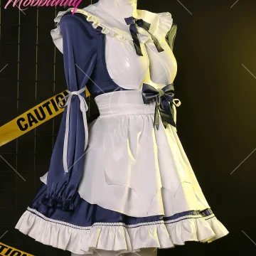 Sexy Maid Cosplay Costume Set with Stockings 2