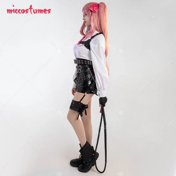 Womens White Cosplay Shirt and Shorts Set 3 | PricZone