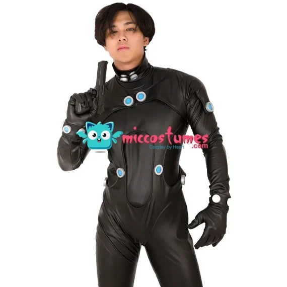 Mens Black Bodysuit Cosplay Jumpsuit 2 | PricZone