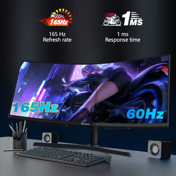 Tiansu 32 inch 144Hz 4K Curved Gaming Monitor 4 | PricZone