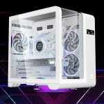 Transparent PC Case with LED Display for ITXM ATX 2 | PricZone