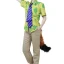 Mens Fox Cosplay Costume Halloween Outfit