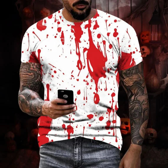 Sports Fashion Blood Splatter T Shirt 4 | PricZone