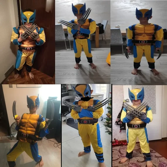 Wolverine Cosplay Jumpsuit with Mask 3 | PricZone