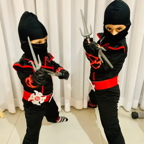 Ninja Deluxe Costume with Kung Fu Accessories 6 | PricZone