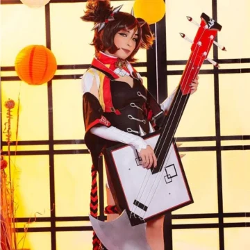 Genshin Impact Xinyan Cosplay Outfit 2