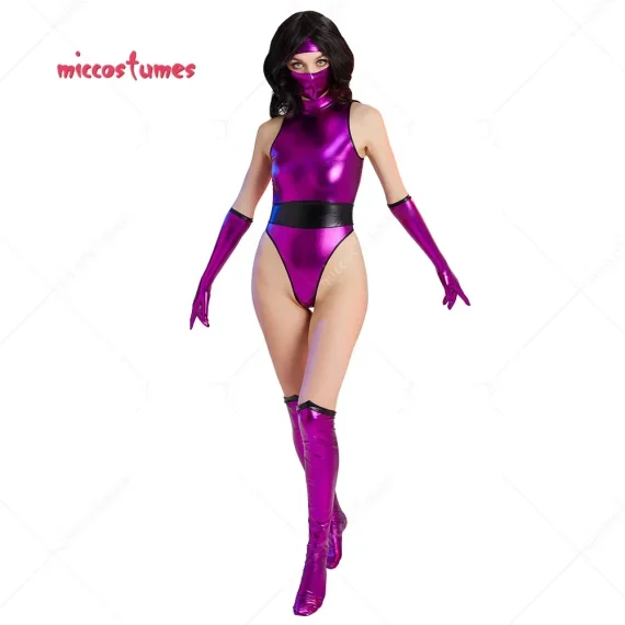 Blue Green Ninja Suit Cosplay Costume for Women 5 | PricZone