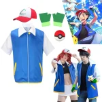 Ash Ketchum Blue Trainer Cosplay Costume Set 3 | PricZone