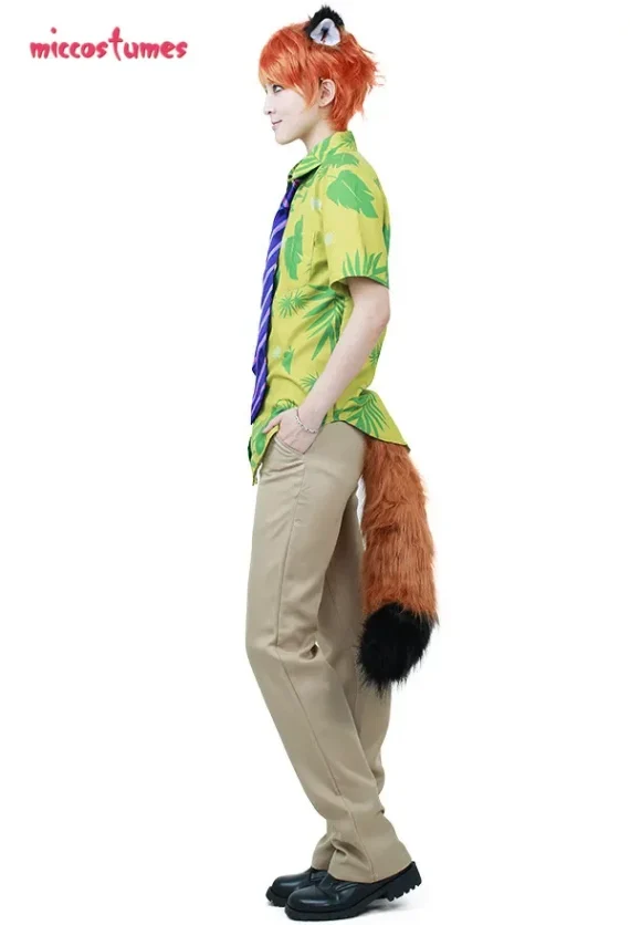 Mens Fox Cosplay Costume Halloween Outfit 2 | PricZone