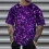 Mens 3D Sequin Pullover Short Sleeve Tee