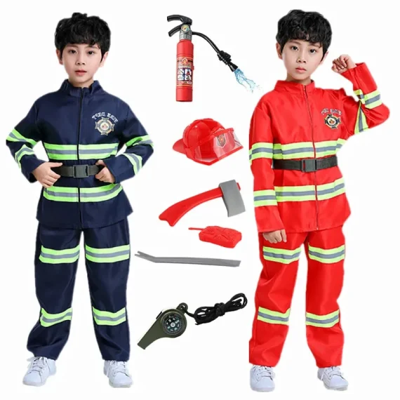 Firefighter Long Sleeve Jacket Costume 2 | PricZone