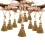 Mini Broom Halloween Decorations 10Pcs Set