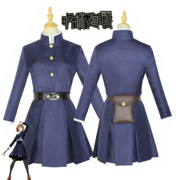 Jujutsu Kaisen Womens Cosplay Nobara Dress Set 2