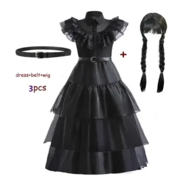 Wednesday Addams Gothic Mesh Dress 2 | PricZone Wednesday Addams Gothic Mesh Dress 2 | PricZone