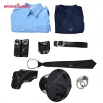 Police Officer Costume Dark Blue Uniform 3 | PricZone