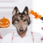 Scary Wolf Halloween Party Mask Cosplay Prop 4 | PricZone