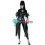 Womens Witch Cosplay Bodysuit Costume