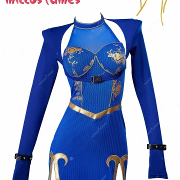 Chun Li Womens Cosplay Dress Outfit 1