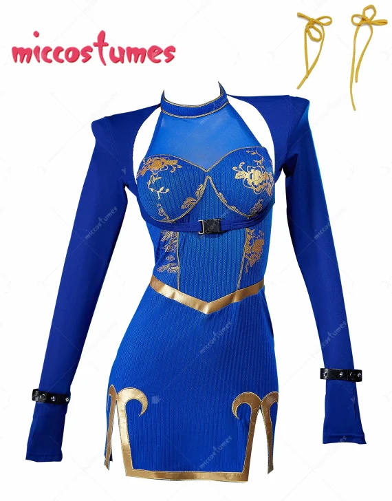 Chun Li Womens Cosplay Dress Outfit 1 | PricZone