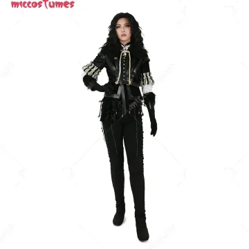 Witch Cosplay Outfit with Jacket & Accessories 1