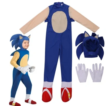 Sonic Cosplay Jumpsuit Lightning Hedgehog 2