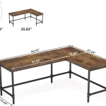 67 Inch Reversible L Shaped Computer Desk 3 | PricZone