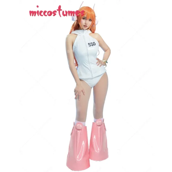 Womens Haikyuu Anime Cosplay Costume White Vest 1 | PricZone