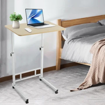 Adjustable Rolling Laptop Desk with Height Control 1