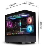 Xuanwu PRO Black Gaming PC Case M ATX 6 | PricZone