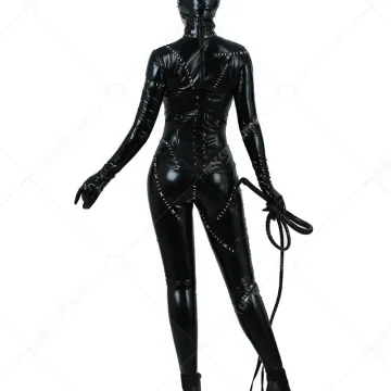 Black Catsuit Cosplay Costume for Women 2