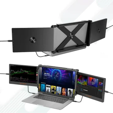 Triple Portable Monitor 11.6 Inch FHD for Laptops 2