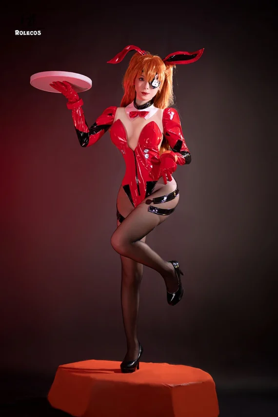 ROLECOS Asuka Langley Soryu Cosplay Bunny Costume 1 | PricZone