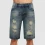 Mens Vintage Denim Baggy Shorts Y2k Style