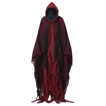 Ghost Dementors Gothic Hooded Cloak Costume 1 | PricZone