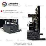 Aluminum Open Case Frame for ITX MATX ATX Motherboards 4 | PricZone