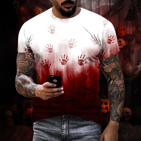 Sports Fashion Blood Splatter T Shirt 3 | PricZone