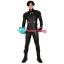 Mens Black Bodysuit Cosplay Jumpsuit