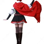 Red Battle Cosplay Dress with Cloak 4 | PricZone