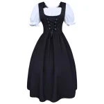 German Dirndl Oktoberfest Lace Up Dress 1 | PricZone