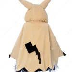 Womens Anime Ghost Cosplay Yellow Hooded Cloak Set 3 | PricZone